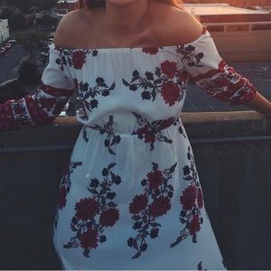 Long floral dress